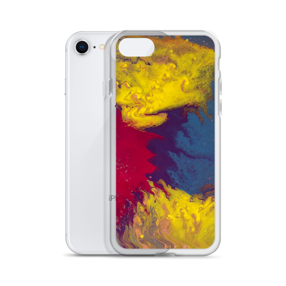 Collectible Impressions Art &quot;Rainbow Lava&quot; Cell Phone Case for iPhone