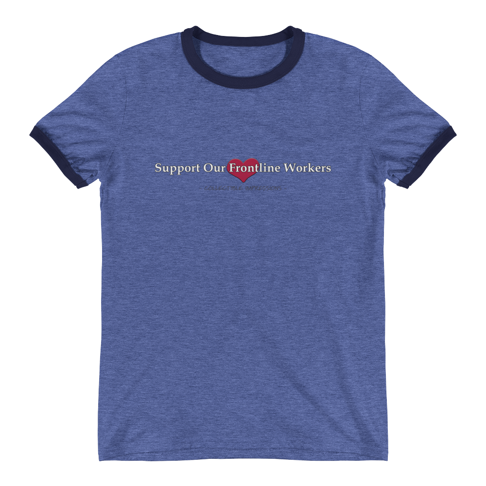 "Support Our Frontline Workers" Men's Ringer Tee