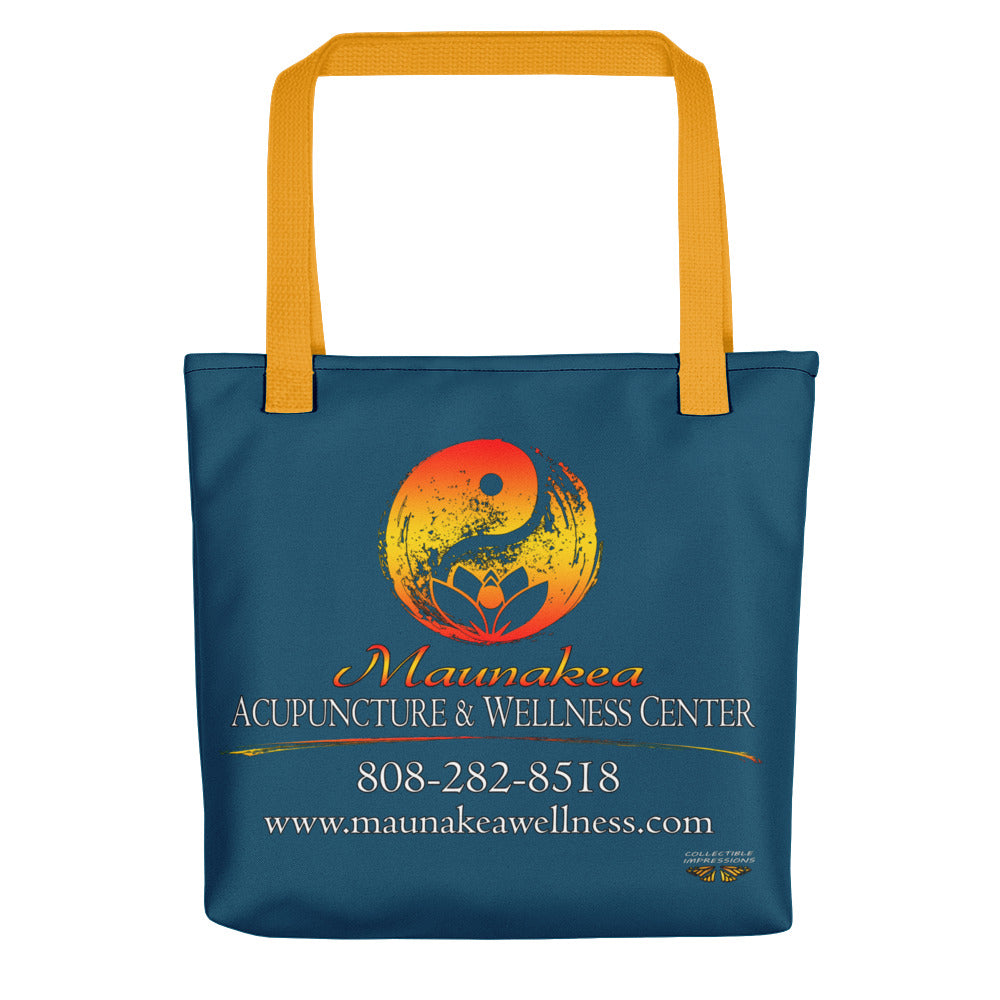Maunakea Acupuncture &amp; Wellness Center Tote in &quot;Dark Sea Green&quot;