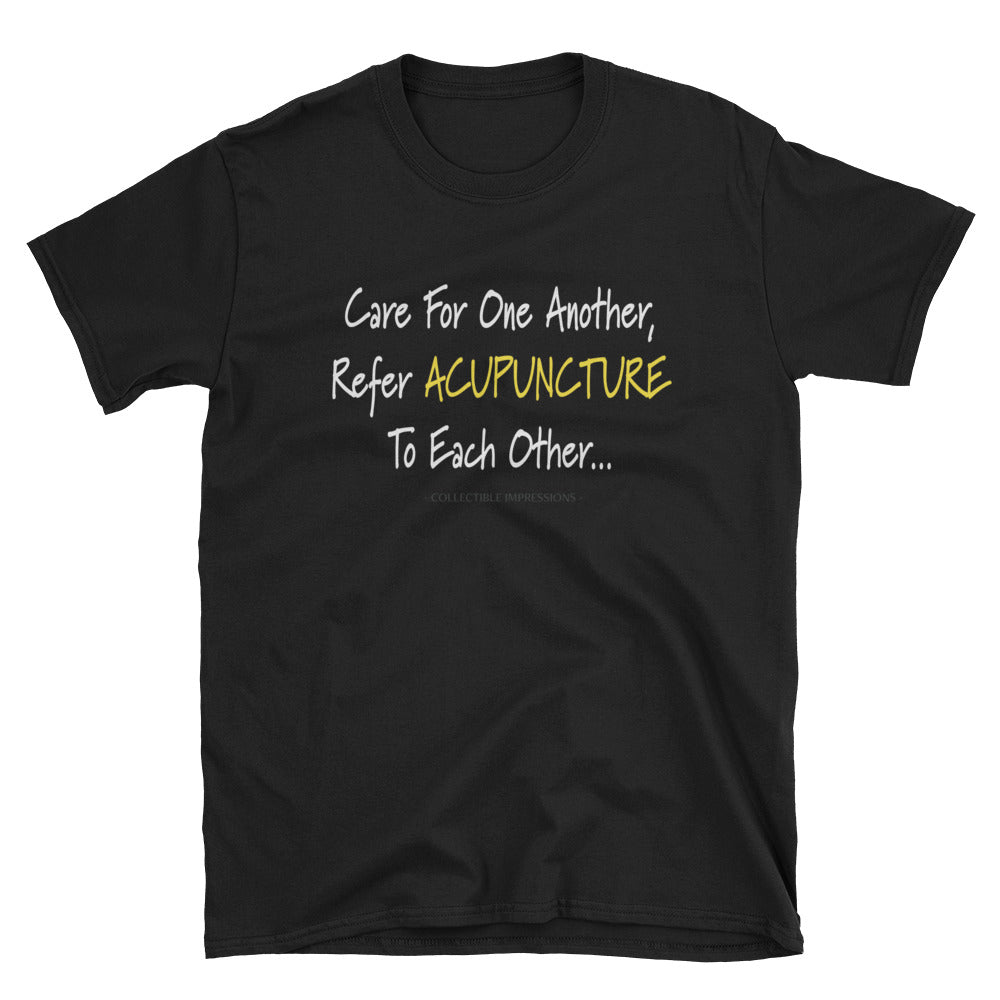 Refer Acupuncture (Maunakea Acupuncture & Wellness Center) Short-Sleeve Unisex T-Shirt