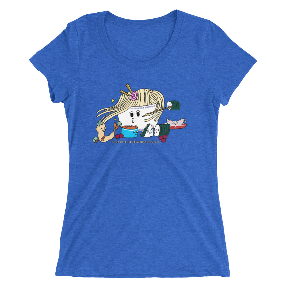 &quot;Ramen Meets Sushi&quot; Ladies&#39; short sleeve t-shirt