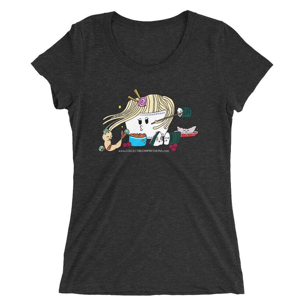 "Ramen Meets Sushi" Ladies' short sleeve t-shirt