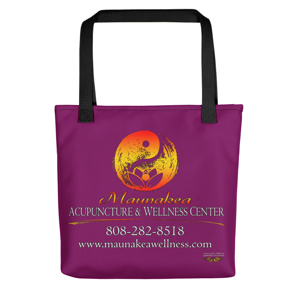 Maunakea Acupuncture & Wellness Center Tote in "Magenta"
