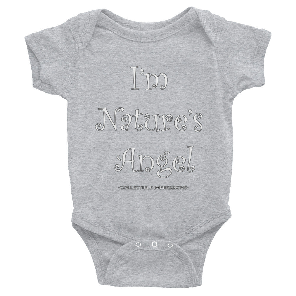 Collectible Impressions &quot;I&#39;m Nature&#39;s Angel&quot; Infant Bodysuit