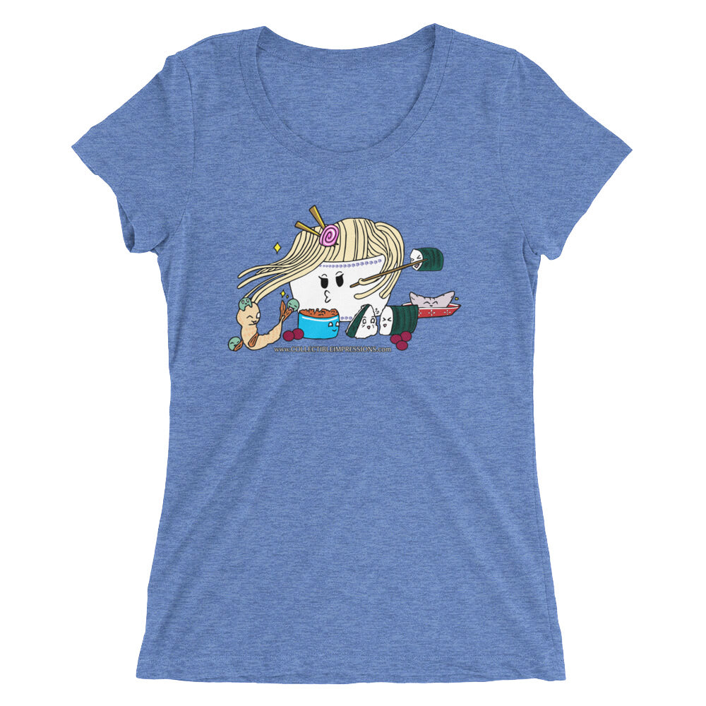 &quot;Ramen Meets Sushi&quot; Ladies&#39; short sleeve t-shirt