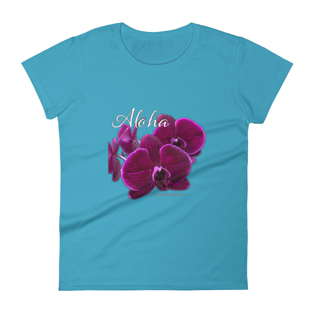 &quot;Aloha Orchid&quot; Women&#39;s T-Shirt