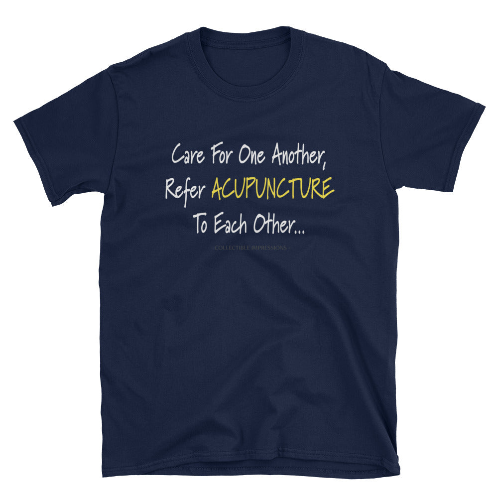 Refer Acupuncture (Maunakea Acupuncture &amp; Wellness Center) Short-Sleeve Unisex T-Shirt