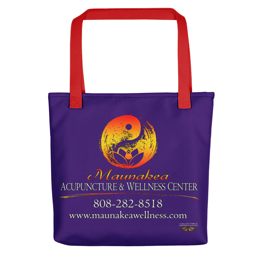Maunakea Acupuncture &amp; Wellness Center Tote in &quot;Dark Violet&quot;