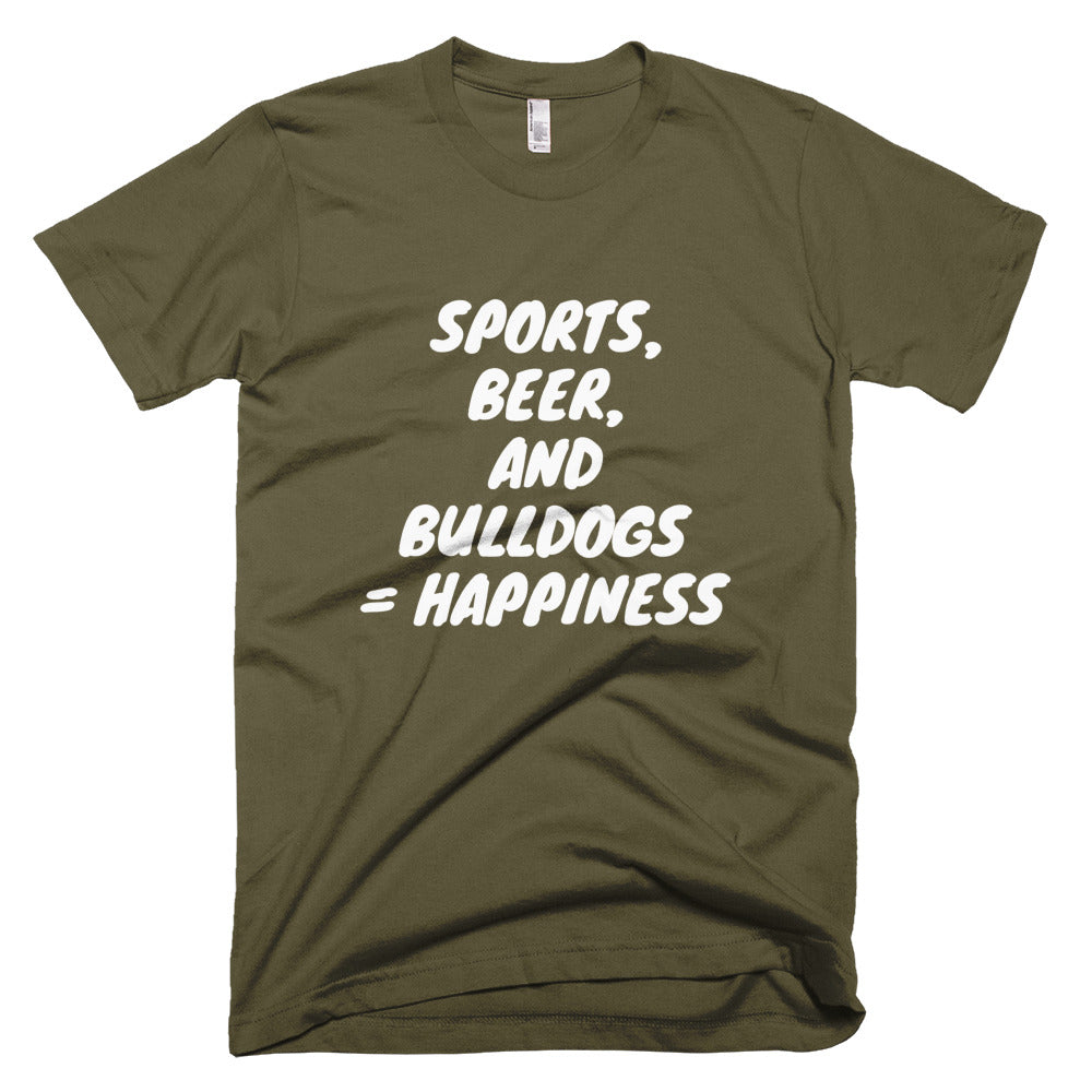 &quot;Sports, Beer, and Bulldogs...&quot; Short-Sleeve T-Shirt