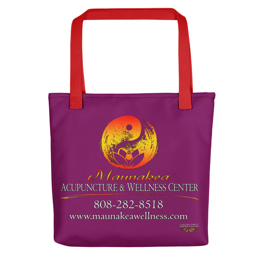 Maunakea Acupuncture &amp; Wellness Center Tote in &quot;Magenta&quot;