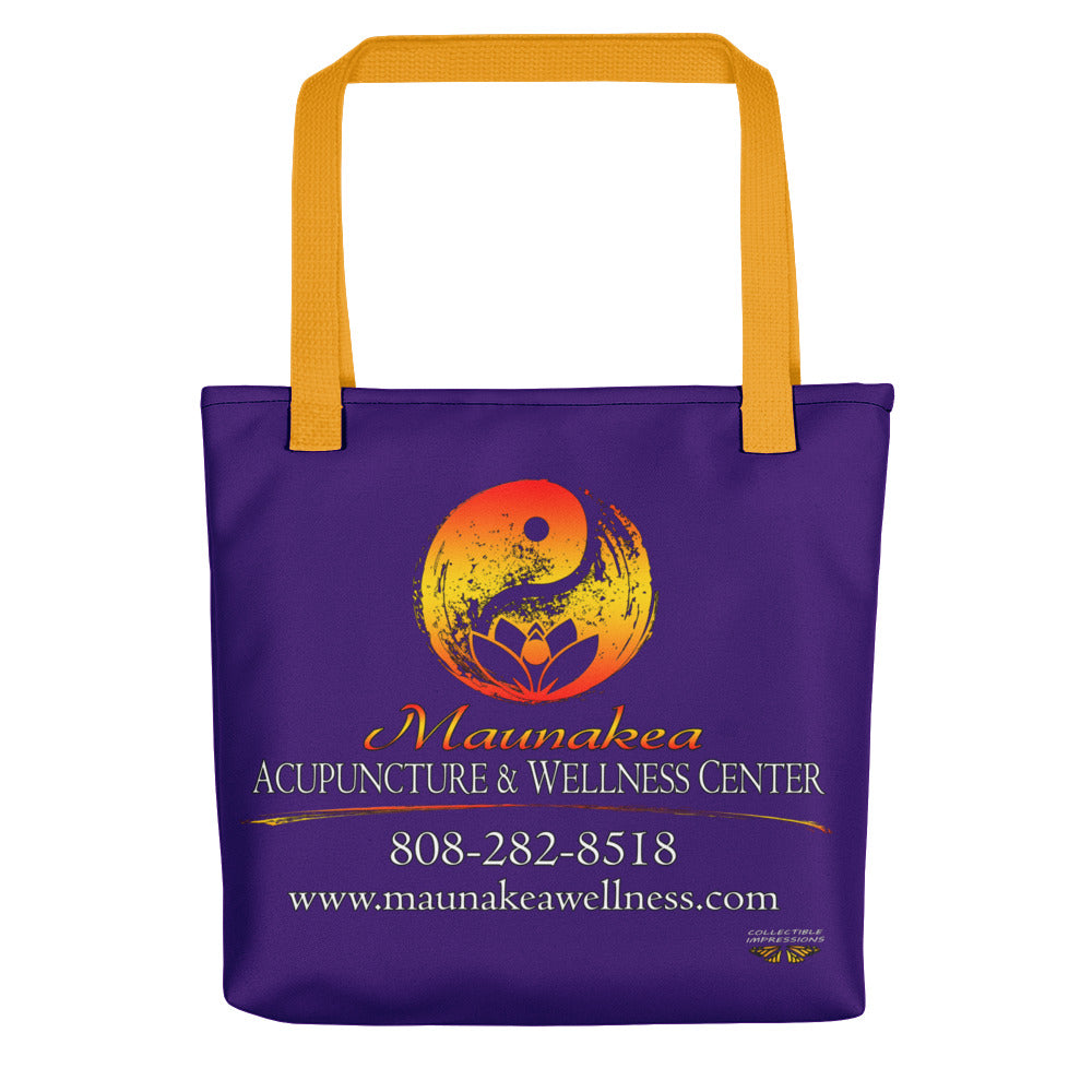 Maunakea Acupuncture &amp; Wellness Center Tote in &quot;Dark Violet&quot;