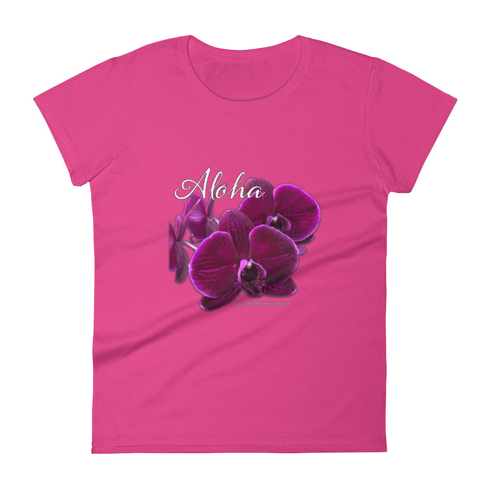 &quot;Aloha Orchid&quot; Women&#39;s T-Shirt