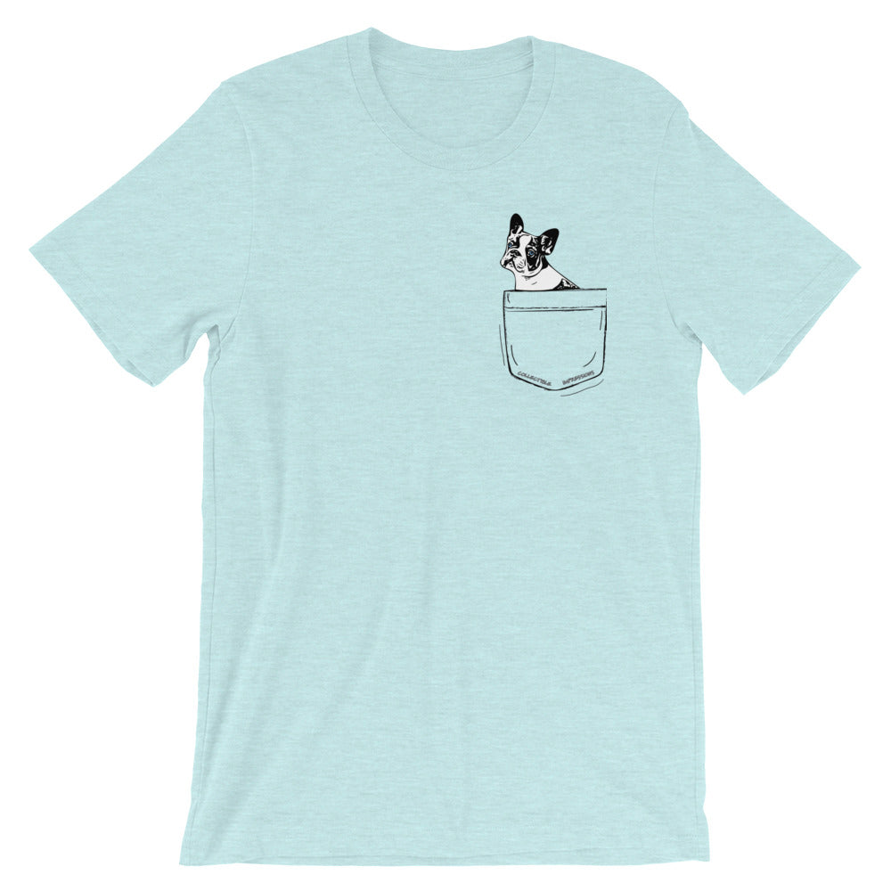 &quot;Pocket Full of Frenchie&quot; Short-Sleeve Unisex T-Shirt