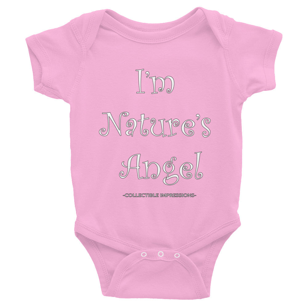 Collectible Impressions &quot;I&#39;m Nature&#39;s Angel&quot; Infant Bodysuit
