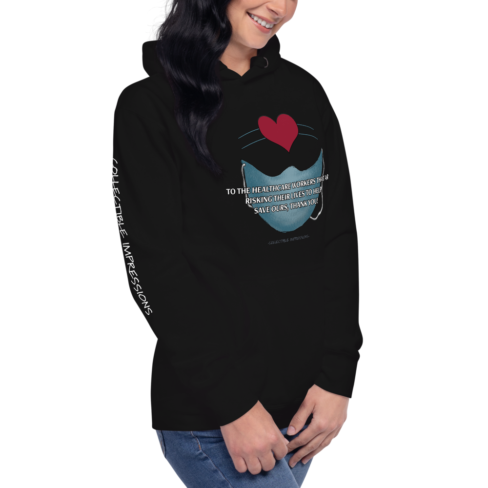 &quot;Thank You Healthcare Workers&quot; Unisex Premium Hoodie