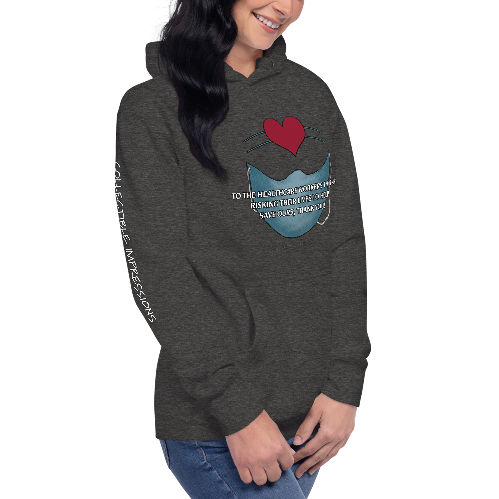 &quot;Thank You Healthcare Workers&quot; Unisex Premium Hoodie