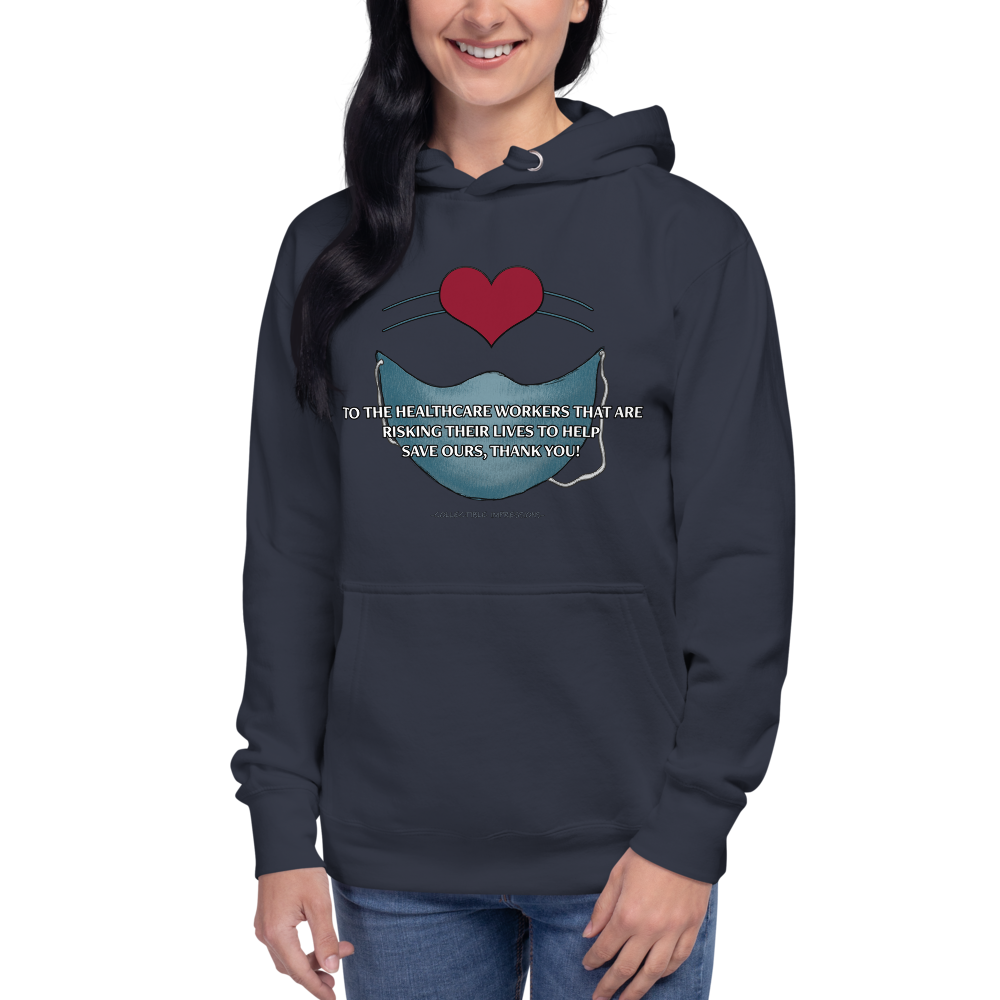 &quot;Thank You Healthcare Workers&quot; Unisex Premium Hoodie