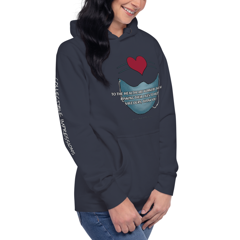 &quot;Thank You Healthcare Workers&quot; Unisex Premium Hoodie