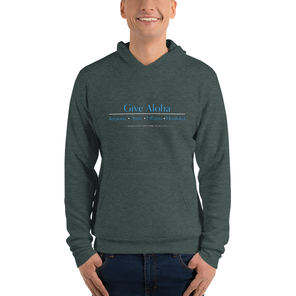 &quot;Give Aloha&quot; Hoodie (Unisex)