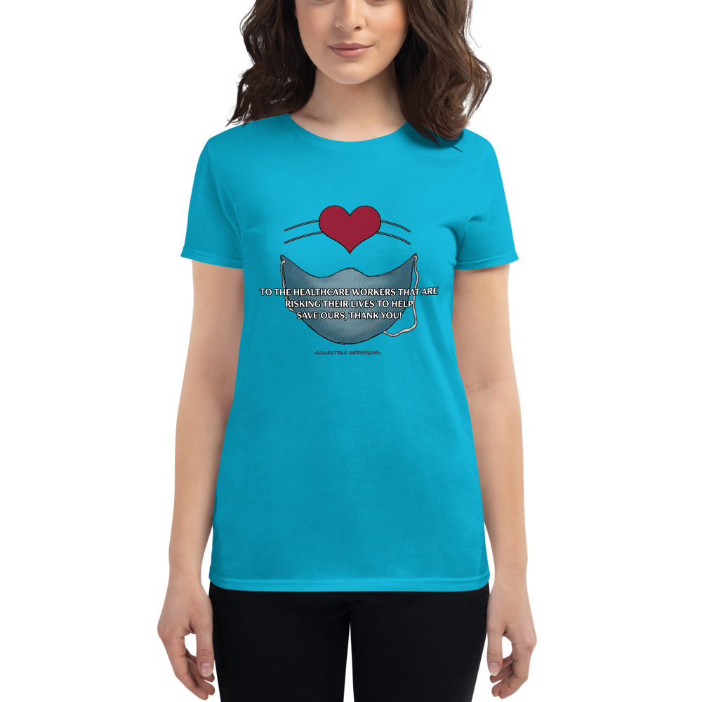 &quot;Thank You Healthcare Workers&quot; Women&#39;s short sleeve t-shirt