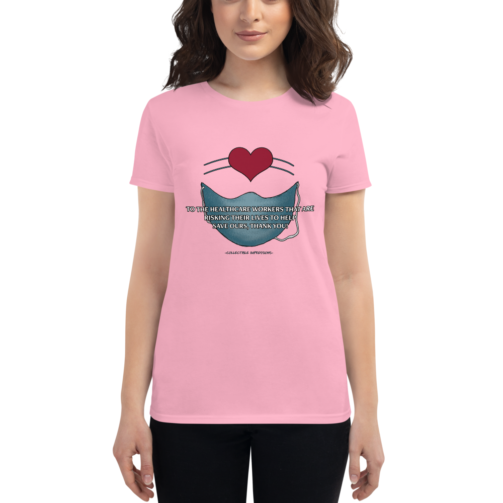 &quot;Thank You Healthcare Workers&quot; Women&#39;s short sleeve t-shirt