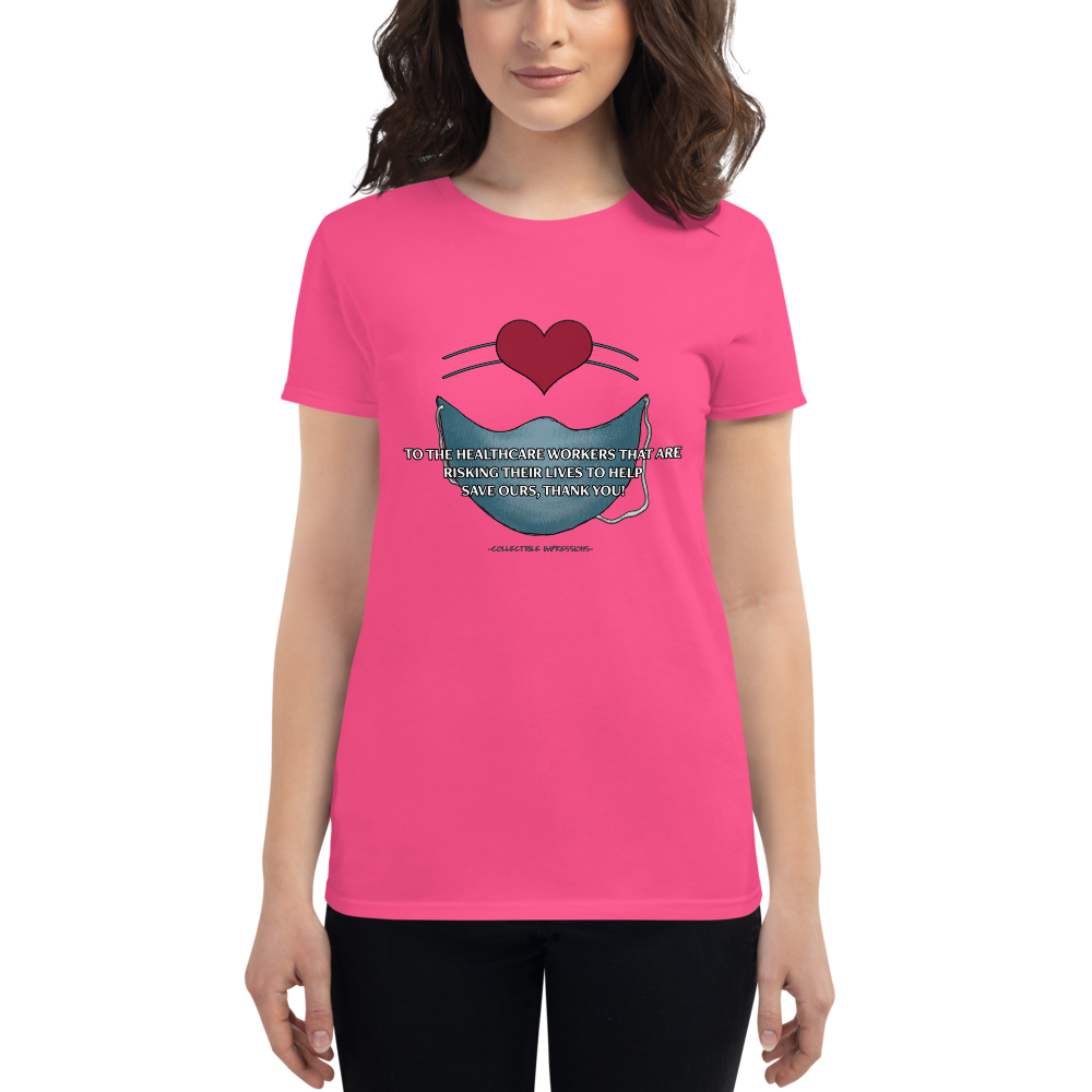 &quot;Thank You Healthcare Workers&quot; Women&#39;s short sleeve t-shirt
