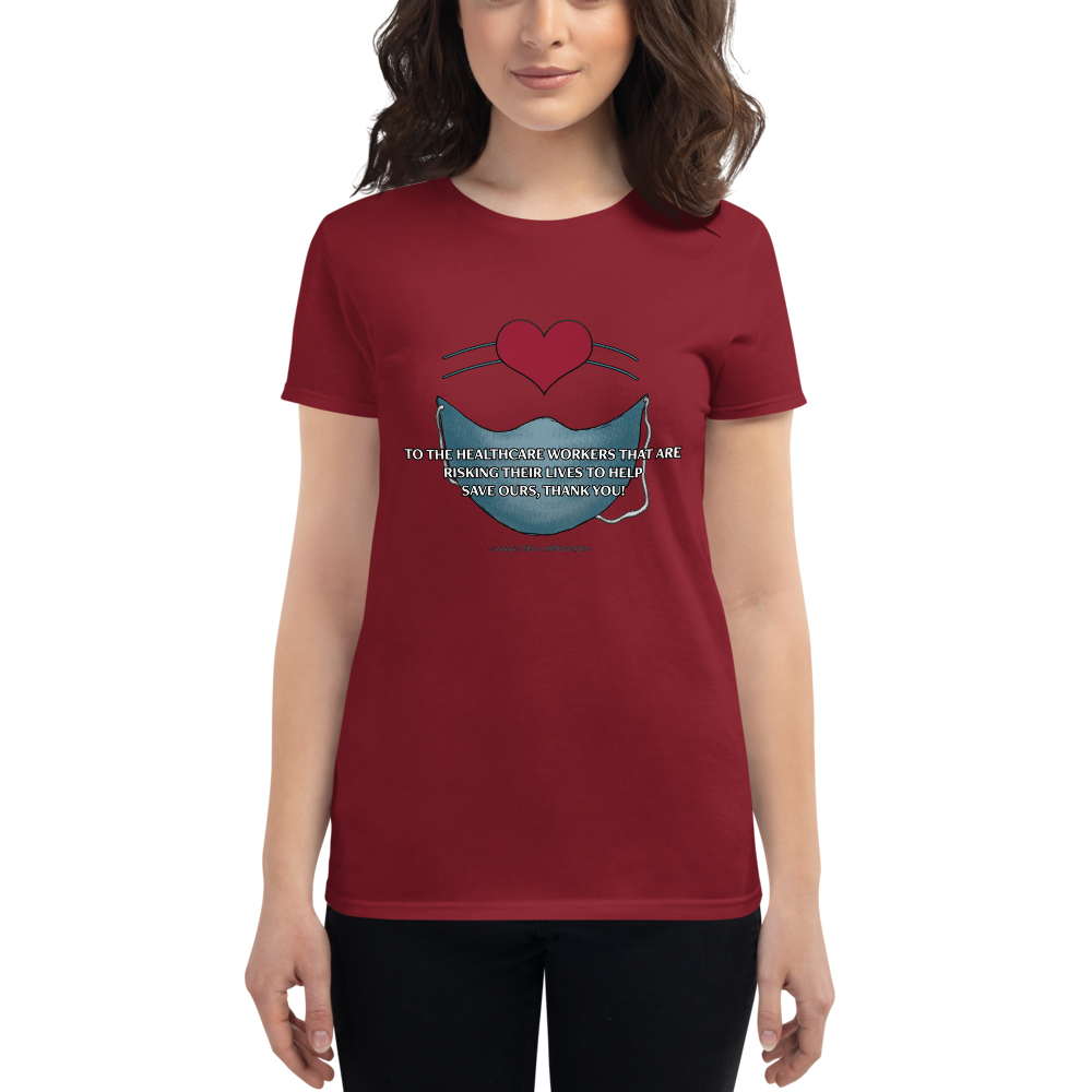 &quot;Thank You Healthcare Workers&quot; Women&#39;s short sleeve t-shirt